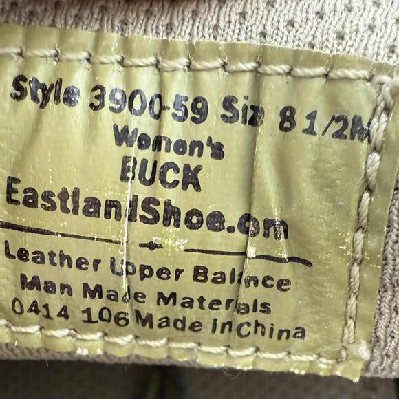 Eastland Casual Shoes Womens Buck Oxford Lace Up Suede Leather 3900 - Picture 9 of 9